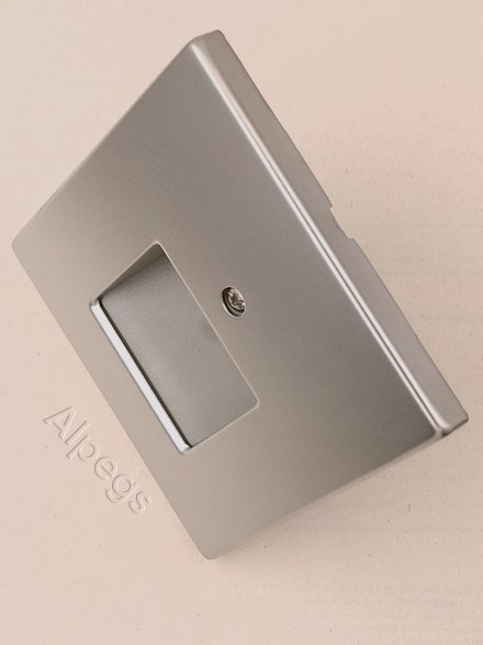 LSmetal Накладка для комп. розетки 2хRJ45, стальн. ES2969-2UA