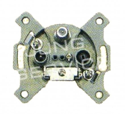 FS302F SAT-TV-FM оконечная розетка