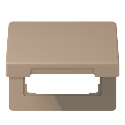 SL590KLGB Накладка с крышкой для устройств серии 50*50 SL500 бронза