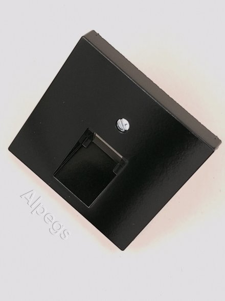 A569-1PLUASW Крышка для одинарной розетки UAE; черная