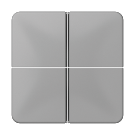 CD404TSAGR 4-клавишная накладка для пульта КNX, серая, для серии СD