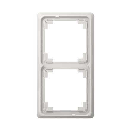 CDP582LG Рамка для вертикальной и горизонтальной установки, 2-кратная, светло-серая
