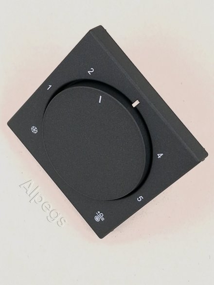 Накладка регулятора тёплого пола; матовый антрацит, A 1749 BF ANM