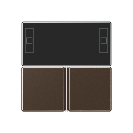 A4093TSAMO A 500, KNX Набор накладок, мокко