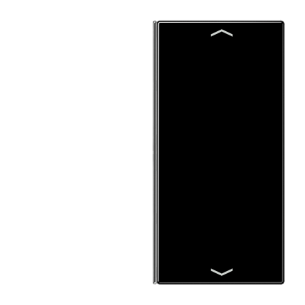 LS402TSAPSW Клавиша для сенсорного модуля KNX, двойная, черная