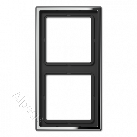 LSmetal Рамка 2-ная, хром. GCR2982