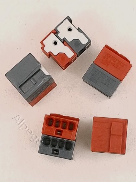 2050RTSW KNX/EIB соединительный разъем двойной (черный/красный)