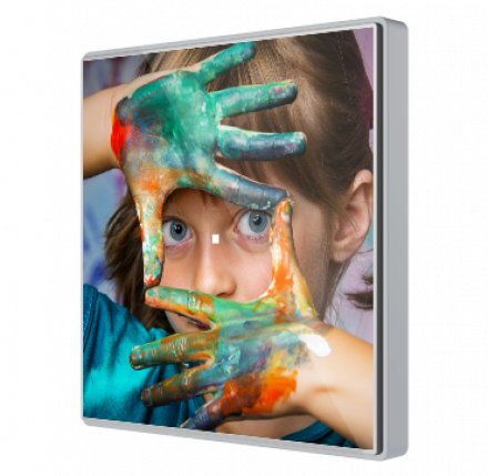 Выключатель сенсорный KNX Square TMD, 1-кнопочный, цвет черный