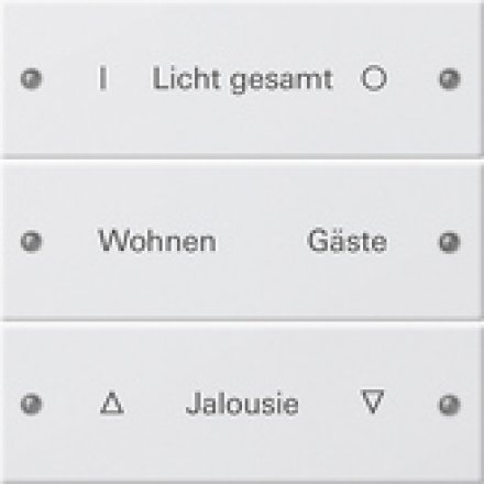 Набор клавиш 3-местный, с возможностью нанесения надписей