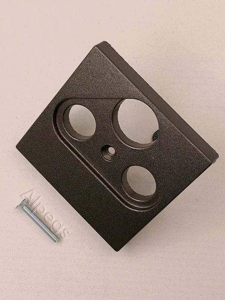 A561PLSATMO A 500, Крышка для TV+FM+SAT розетки, мокко