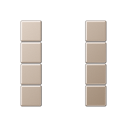 A504TSACH комплект накладок 4гр шампань