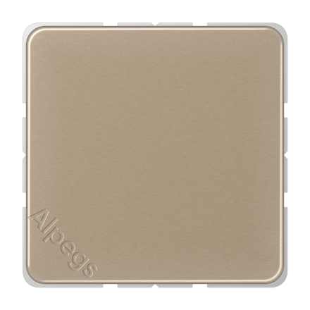CD594-0GB Крышка без отверстий с несущим каркасом для произвольных вырезов; золотая бронза