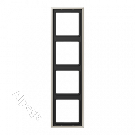 LSmetal Рамка 4-ная , стальн. ES2984