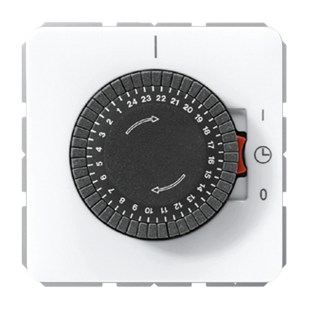 CD5024WW Таймер для коммутации с электроприводом; слоновая кость, белый