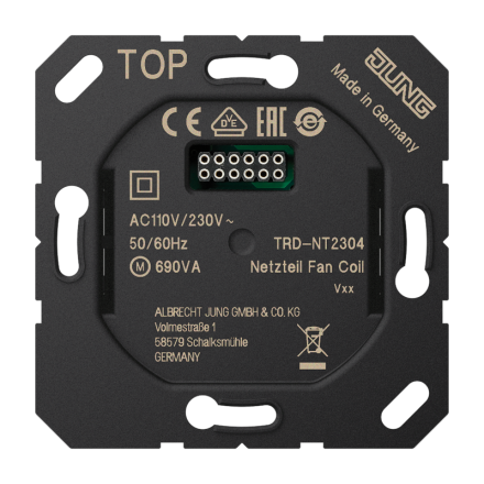 Запчасть, блок питания для контроллеров четырехтрубных фэнкойлов, TRD-NT2304