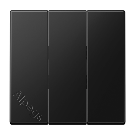 клавиша для 3-клавишного выключателя цвет матовый черный LS993BFSWM