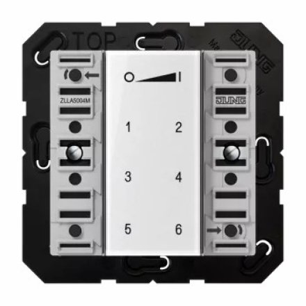 ZigBee настенный радиомодуль, 4 группы