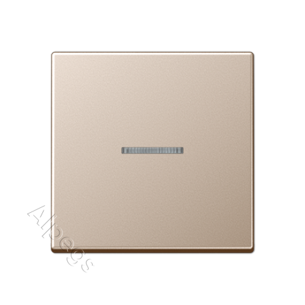 Клавиша для одинарного выключателя с окошком; шампань, Jung EP490KOCH