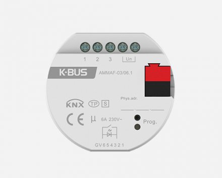 GVS KNX 3-Fold Multi-function Actuator Mini , 6A