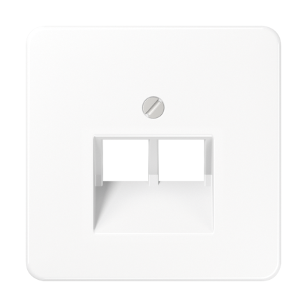 CD569-2UAWW Крышка для сдвоенной телефонной и компьютерной розетки UAE; белая