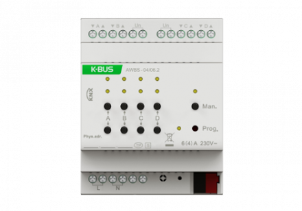 GVS KNX Shutter Actuator 4-Fold