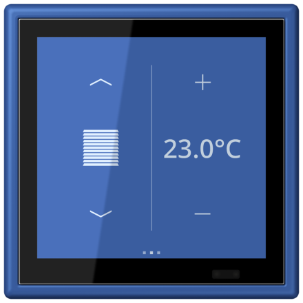 KNX комнатный контроллер LS TOUCH, LC 459 D1 S253