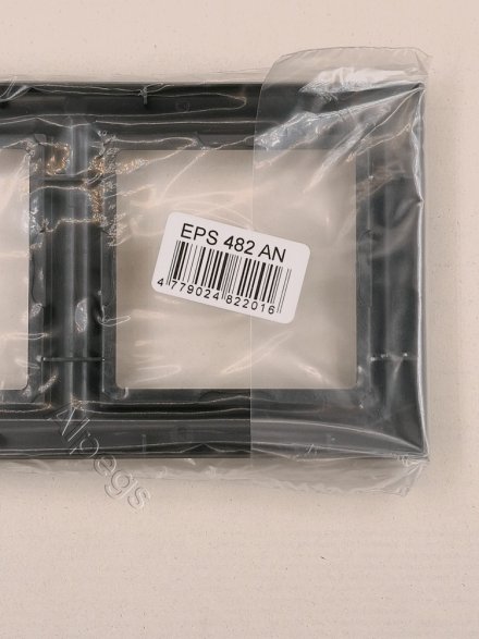 Рамка 2-поста, Eco Profi Standart, термопласт, антрацит EPS482AN