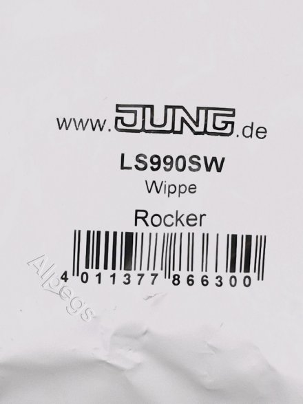 LS990SW Клавиша для выключателя и кнопки; черная