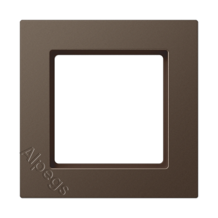 Рамка A550 мокко 1-постовая Jung, A5581BFMO