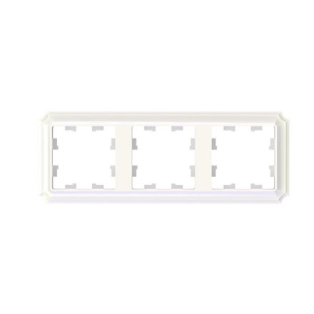3-постовая РАМКА, цвет ЖЕМЧУГ, AtlasDesign Antique, ATN100403