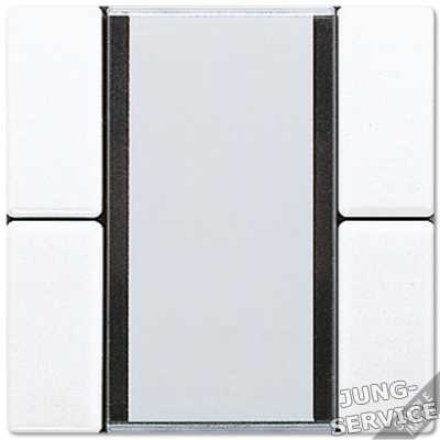 AL2092NABS Клавиши для системы KNX, 2-группы; алюминий
