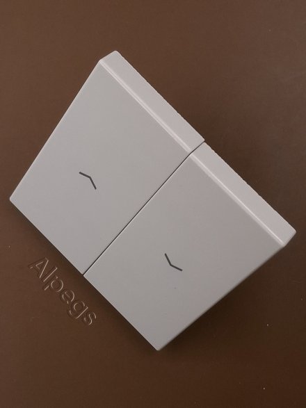 LS995PLG Клавиша для выключателя управления жалюзи; светло-серая