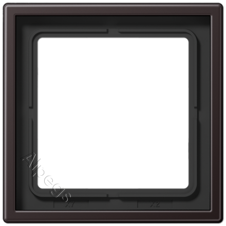 LSmetal Рамка 1-ная, dark (лакир.алюм.), AL2981D