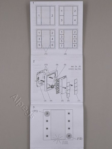 Кнопочный модуль F50 универсальный, 1 группа, в комплекте с LS50NA, LS990 LS52911ST