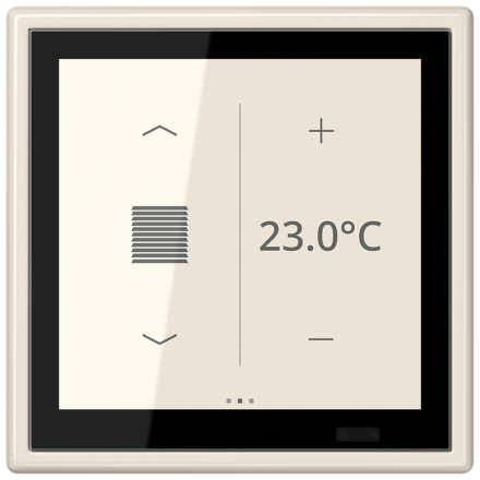 KNX комнатный контроллер LS TOUCH, LS 459 D1 S