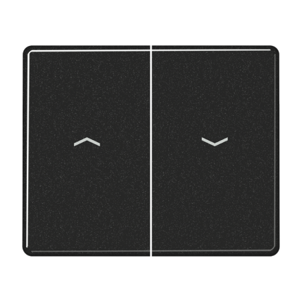 SL595PSW Клавиша для выключателя управления жалюзи; черные