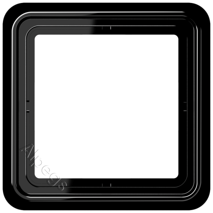 CD581SW Рамка для вертикальной и горизонтальной установки, однократная, черная