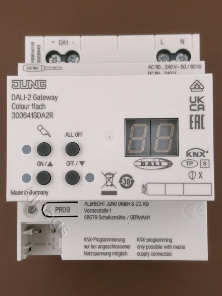 KNX шлюз DALI-2 Colour, 1 группа