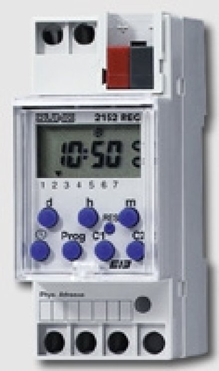 2152REG KNX/EIB-таймер недельный, 2-канальный