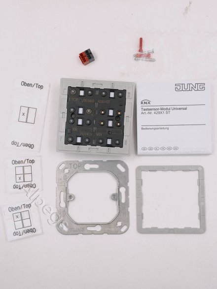Кнопочный модуль универсальный F40, 3 группы, KNX 42931ST