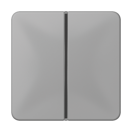 CD401TSAGR 1-клавишная накладка для пульта КNX, серая, для серии CD