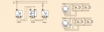 EP406U Выключатель 10AX 250V универсальный