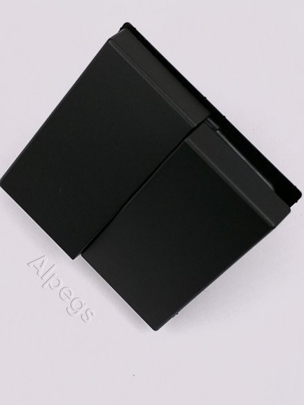 A500 Клавиша 2-ная, цвет матовый черный A595SWM