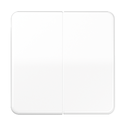 CD595BFWW Клавиши ударопрочные для сдвоенного выключателя и кнопки; белые