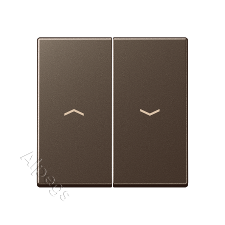 A595PMO Клавиша для жалюзи выключателя; мокка