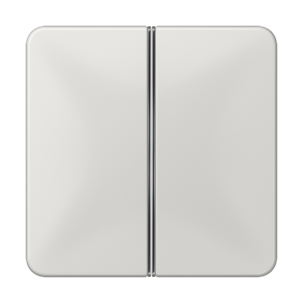 CD402TSALG 2-клавишная накладка для пульта КNX, светло-серая, для серии СD