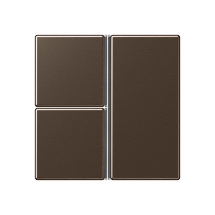 A403TSAMO A 500, KNX Набор накладок 3 группы, комплект, мокко