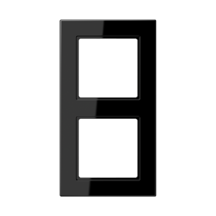 Jung A550 - Рамка 2-ая, цвет черный A5582BFSW