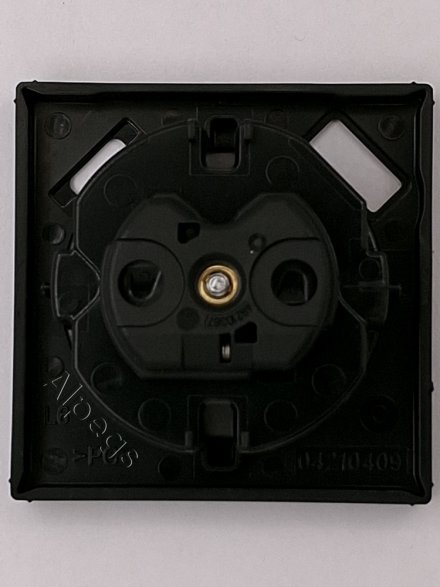 Розетка 2К+З 16А 250В, цвет матовый черный A1520-15CASWM