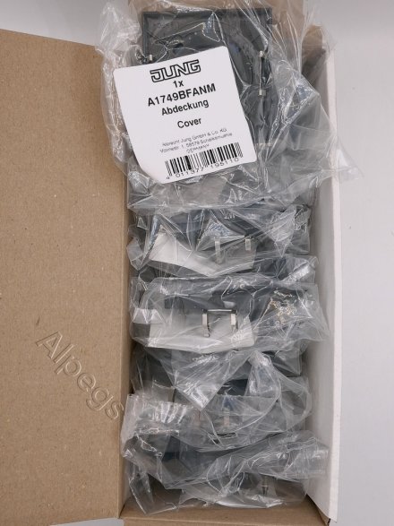 Накладка регулятора тёплого пола; матовый антрацит, A 1749 BF ANM